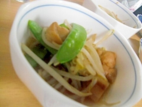 麩と野菜のさっと煮 (◔ε ◔ ❀ノ